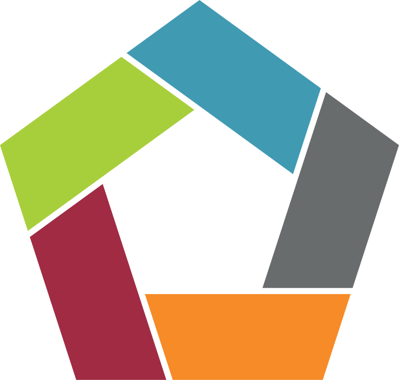 Panoptech five-colour pentagon